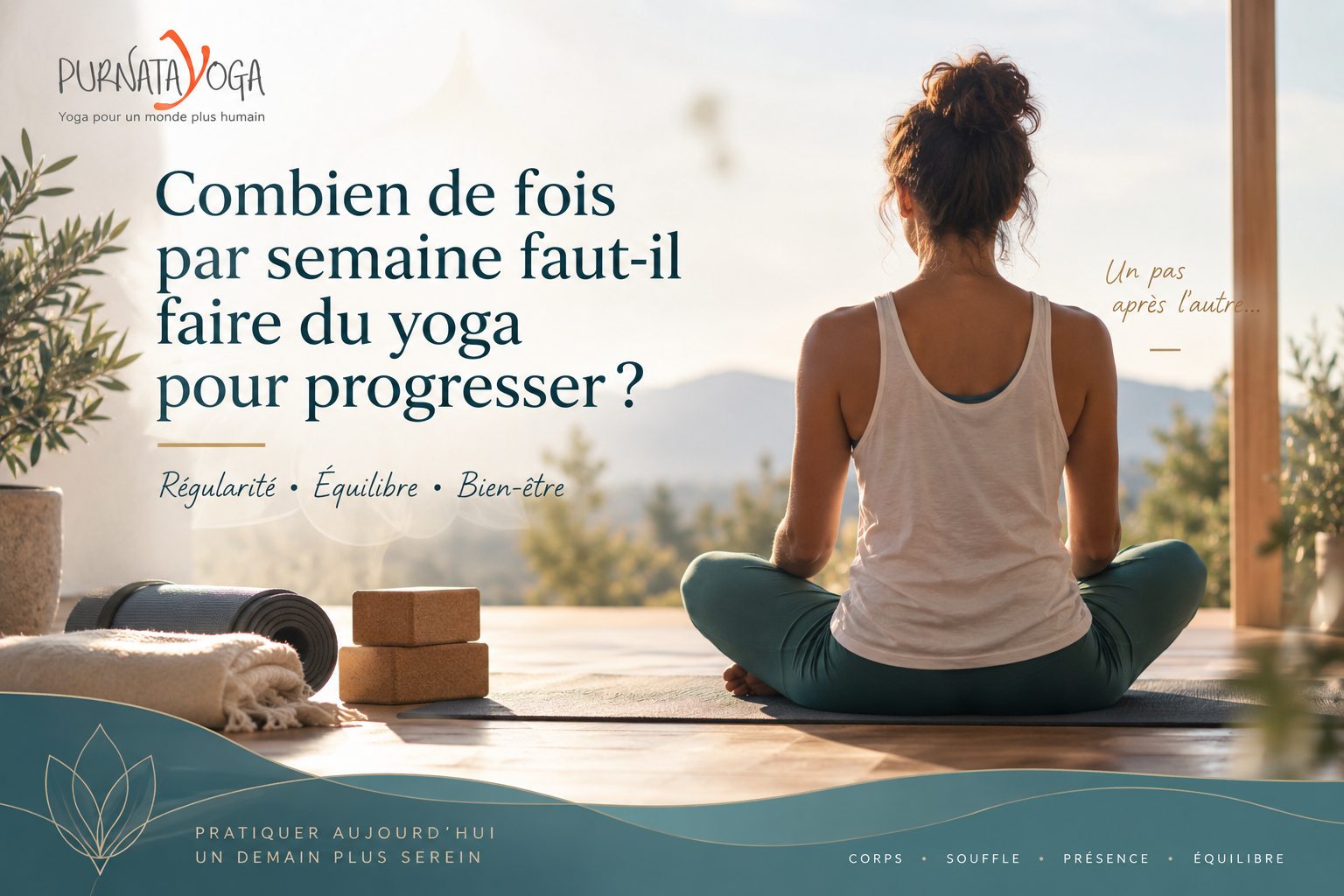 Pratiquer le yoga régulièrement pour progresser